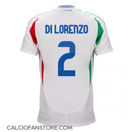 Maglia Calcio Italia Giovanni Di Lorenzo #2 Seconda Divisa Europei 2024 Manica Corta